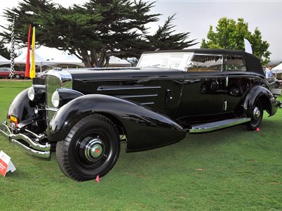 1936 Duesenberg Model J Convertible Berline 4-dr conv sedan