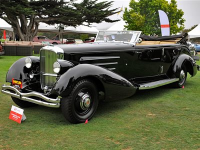 1936 Duesenberg Model J Convertible Berline 4-dr conv sedan