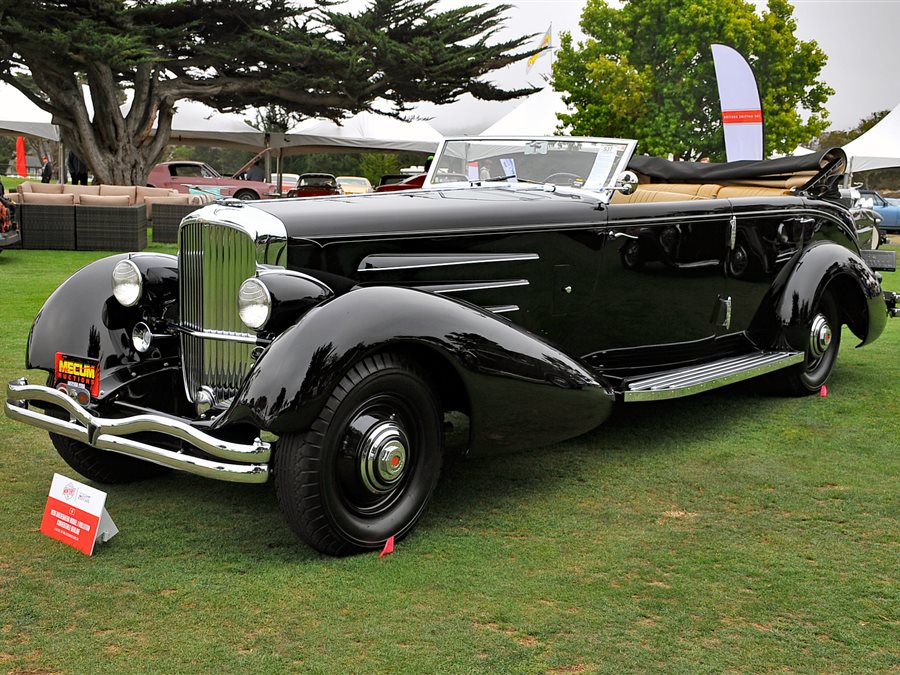1936 Duesenberg Model J Convertible Berline 4-dr conv sedan