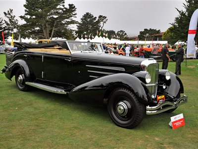 1936 Duesenberg Model J Convertible Berline 4-dr conv sedan