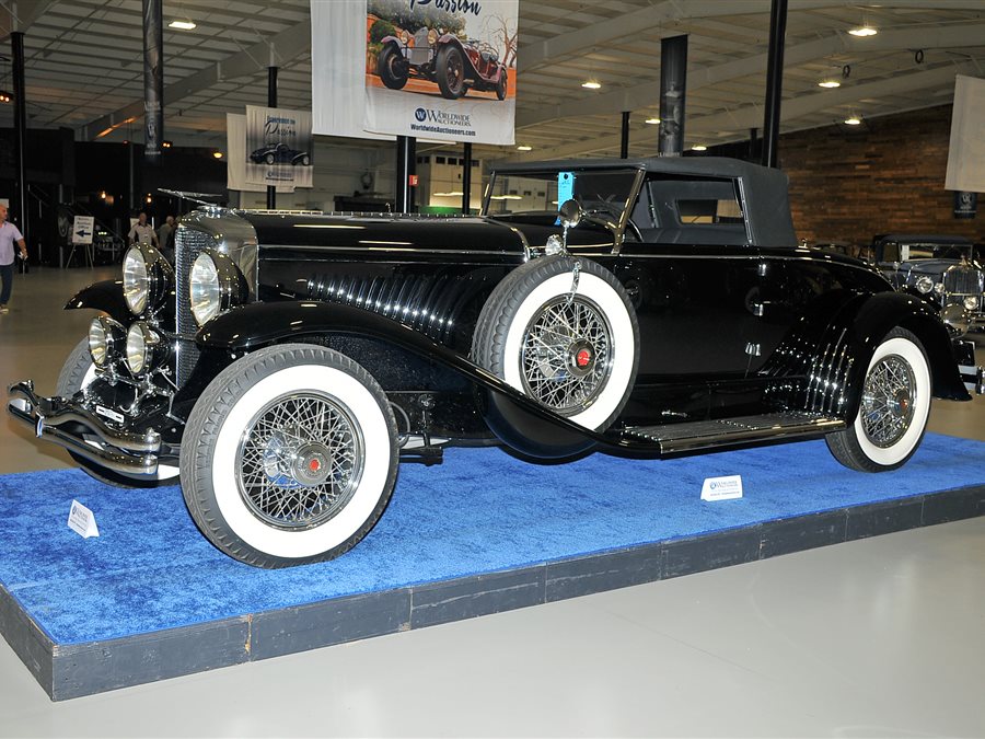 1929 Duesenberg Model J 2-dr rumbleseat conv't