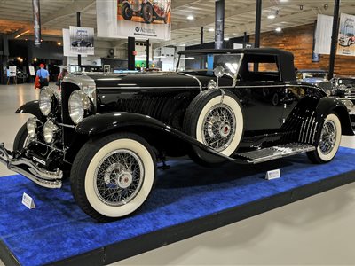 1929 Duesenberg Model J 2-dr rumbleseat conv't