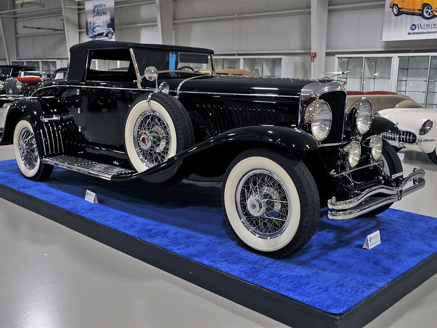 1929 Duesenberg Model J 2-dr rumbleseat conv't
