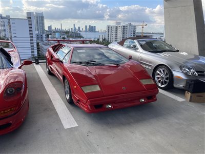1989 Lamborghini Countach 25th Anniversary coupe