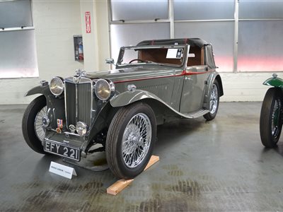 1938 MG TA Tickford drop head coupe