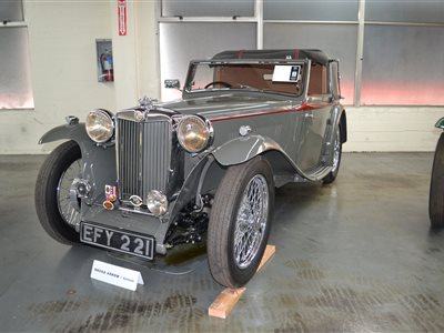 1938 MG TA Tickford drop head coupe