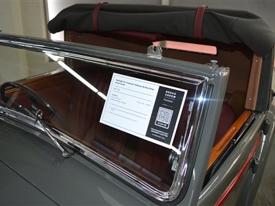 1938 MG TA Tickford drop head coupe