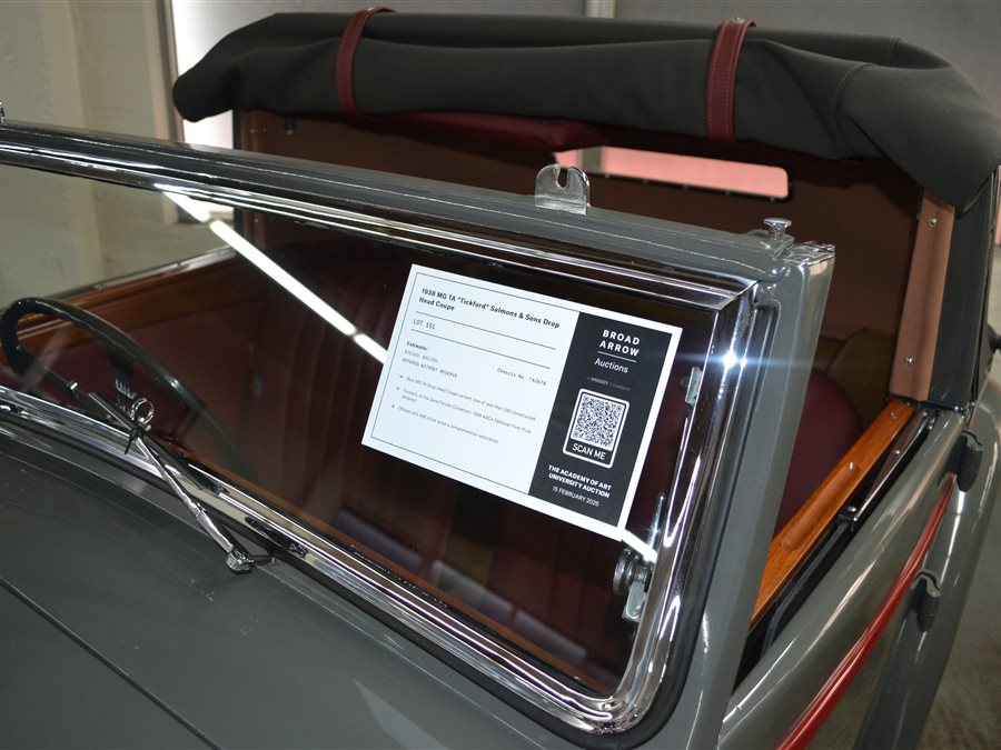 1938 MG TA Tickford drop head coupe