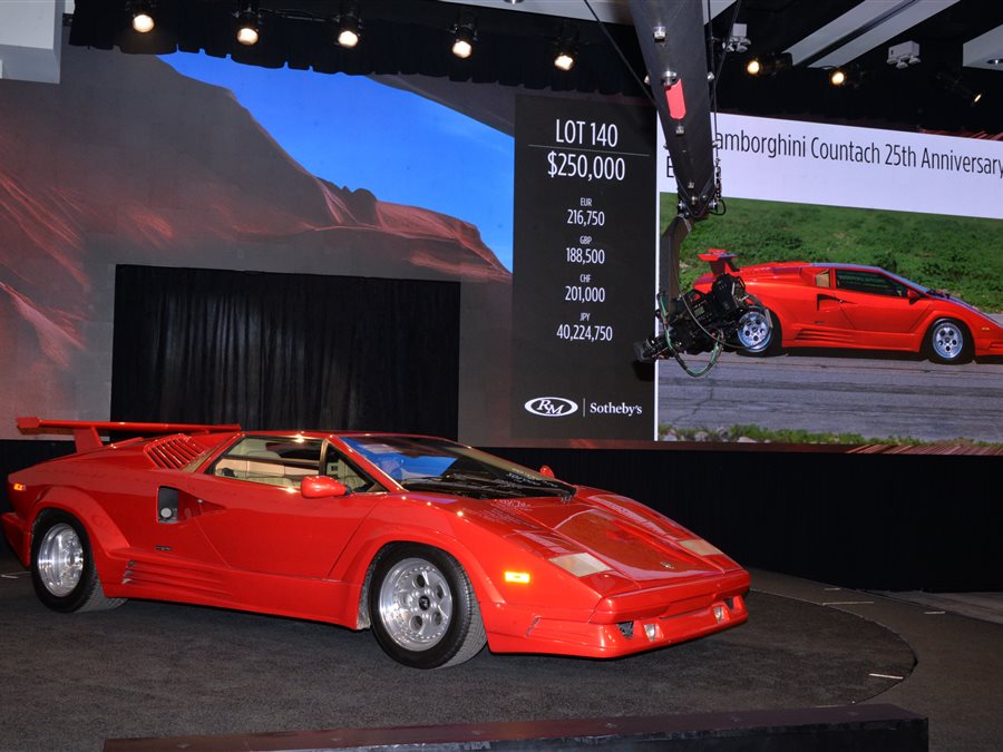 1989 Lamborghini Countach 25th Anniversary Edition coupe