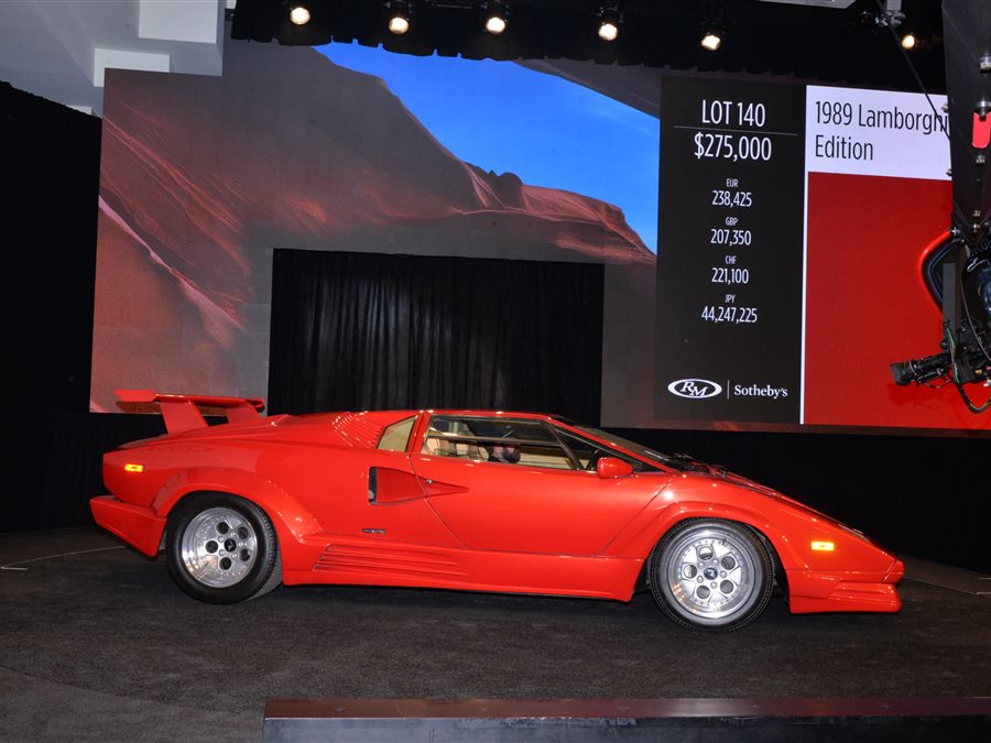 1989 Lamborghini Countach 25th Anniversary Edition coupe